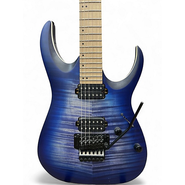 Used Ibanez RGAR42MFMT Jewel Blue Solid Body Electric Guitar