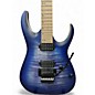 Used Ibanez RGAR42MFMT Jewel Blue Solid Body Electric Guitar