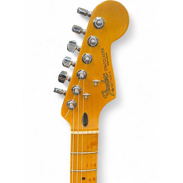 Used Fender Standard Stratocaster HSS Black Solid Body Electric Guitar