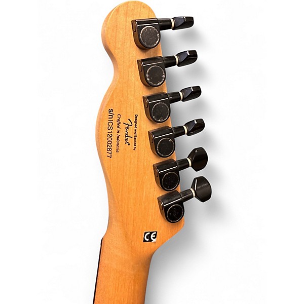 Used Squier Avril Lavigne Signature Telecaster Black Solid Body Electric Guitar