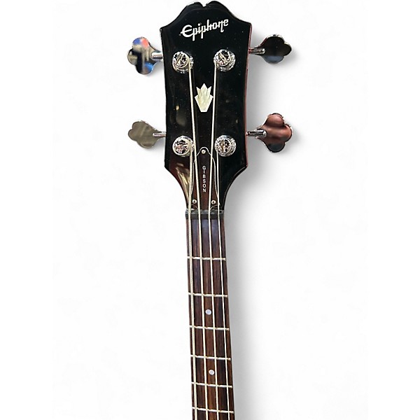 Used 2001 Epiphone EB0 Cherry Electric Bass Guitar
