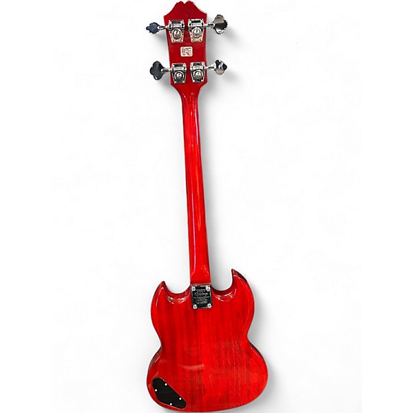 Used 2001 Epiphone EB0 Cherry Electric Bass Guitar