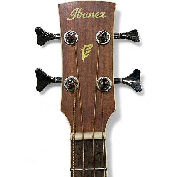 Used Ibanez PNB14E Natural Acoustic Bass Guitar