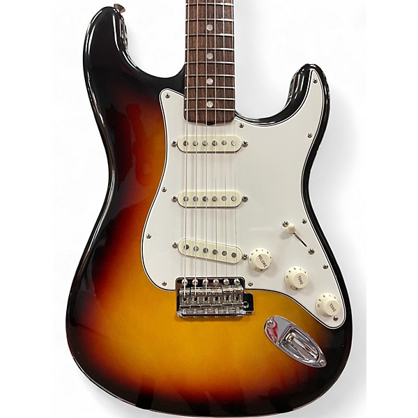 Used 2023 Fender American Vintage 1965 Stratocaster 3 Tone Sunburst Solid Body Electric Guitar