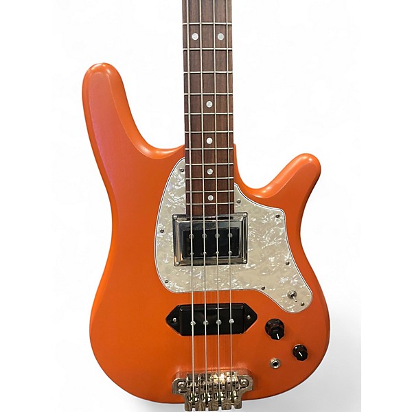 Used Serek MIDWESTERN 2 Orange Electric Bass Guitar