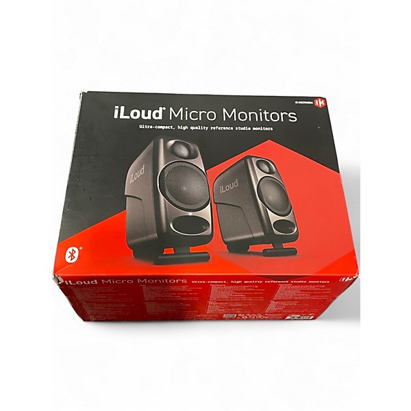 Used IK Multimedia iLoud Micro Monitor 3" Powered Studio Monitors (Pair) Powered Monitor