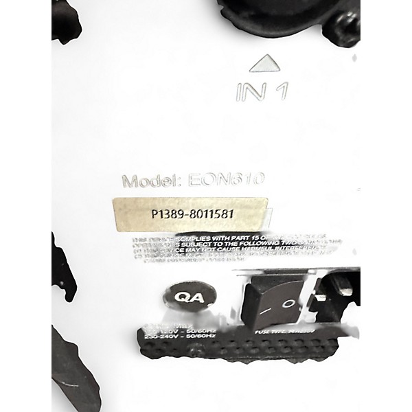 Used JBL EON610 Powered Speaker