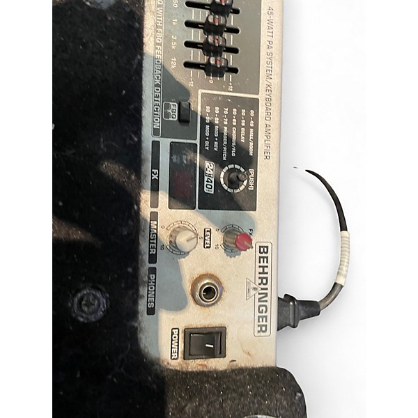 Used Behringer K450FX 45W Keyboard Amp