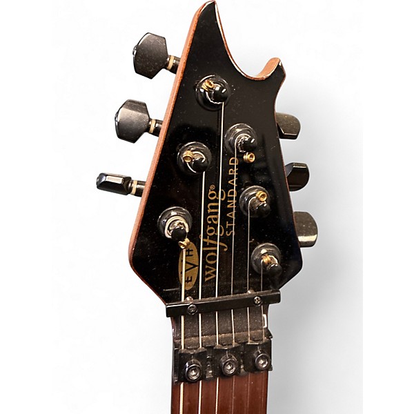 Used EVH Wolfgang Standard Silver Sparkle Solid Body Electric Guitar