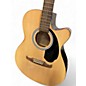 Used Fender FA135CE Concert Natural Acoustic Electric Guitar