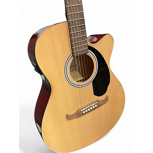 Used Fender FA135CE Concert Natural Acoustic Electric Guitar