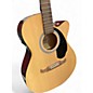 Used Fender FA135CE Concert Natural Acoustic Electric Guitar