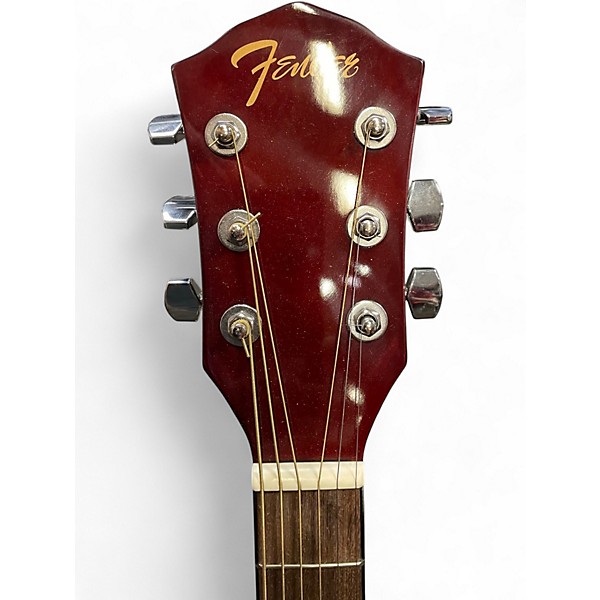 Used Fender FA135CE Concert Natural Acoustic Electric Guitar