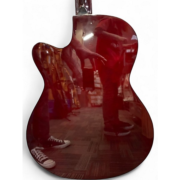 Used Fender FA135CE Concert Natural Acoustic Electric Guitar