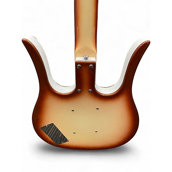 Used Danelectro LONG HORN 3 Color Sunburst Solid Body Electric Guitar