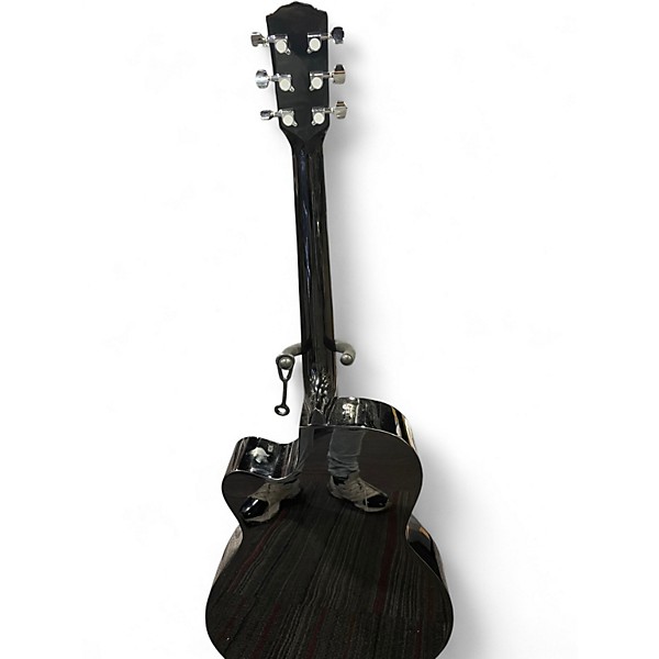 Used Fender FA135CE Concert Black Acoustic Electric Guitar