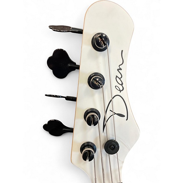 Used Dean Hillsboro Select satin white Electric Bass Guitar