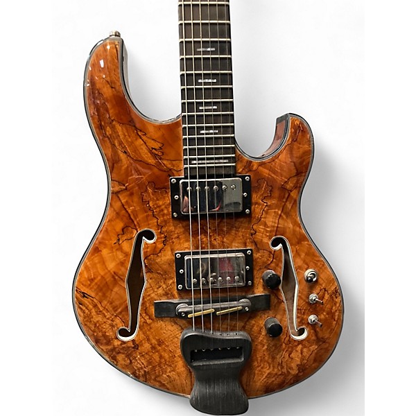 Used Rm Olson ollendoc Natural Hollow Body Electric Guitar