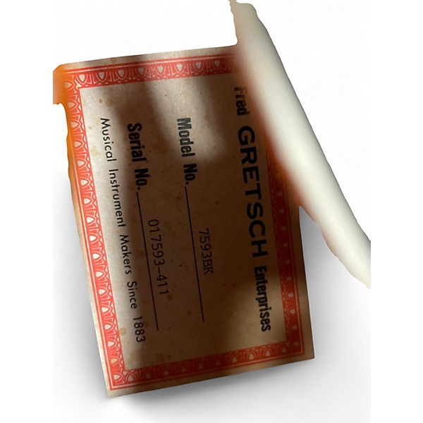 Vintage 1999 Gretsch Guitars BLACK FALCON 7593BK BLACK Hollow Body Electric Guitar