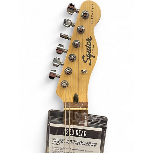 Used Squier FSR Standard Telecaster Lake Placid Blue Solid Body Electric Guitar