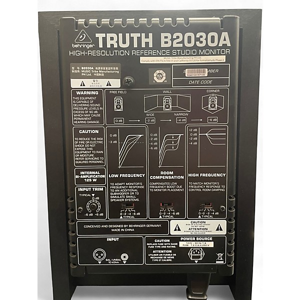 Used Behringer Truth B2030A Pair Powered Monitor
