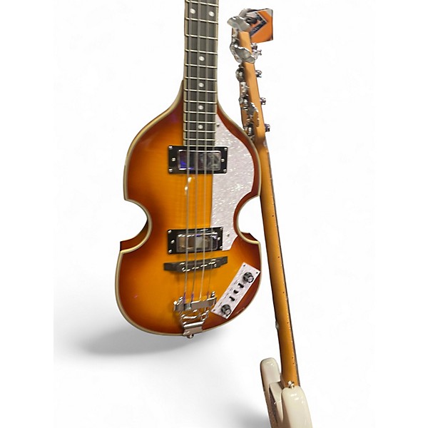 Used Rogue VB100 Violin Vintage Sunburst Electric Bass Guitar