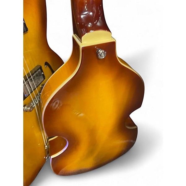 Used Rogue VB100 Violin Vintage Sunburst Electric Bass Guitar