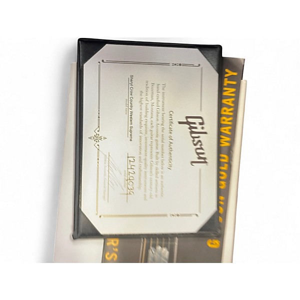 Used Gibson sheryl crow country western supreme Natural Acoustic Guitar