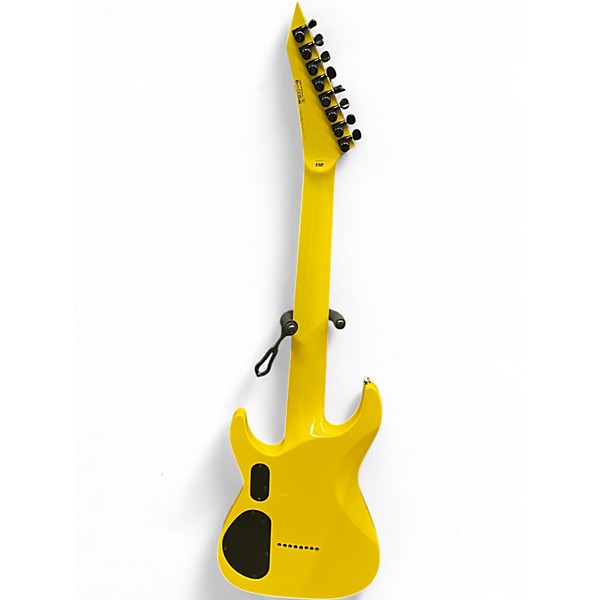 Used ESP LTD Stephen Carpenter SC-608 Signature LSC608BYELF1 Yellow Baritone Guitars