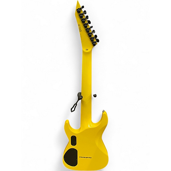 Used ESP LTD Stephen Carpenter SC-608 Signature LSC608BYELF1 Yellow Baritone Guitars
