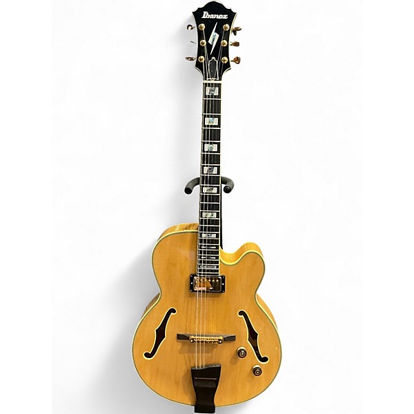 Used Ibanez PM-200 PAT METHENY Natural Hollow Body Electric Guitar
