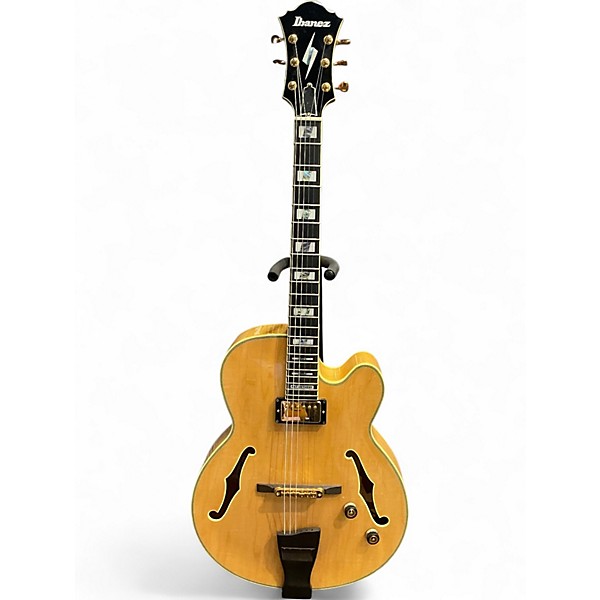 Used Ibanez PM-200 PAT METHENY Natural Hollow Body Electric Guitar