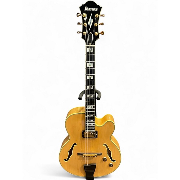 Used Ibanez PM-200 PAT METHENY Natural Hollow Body Electric Guitar