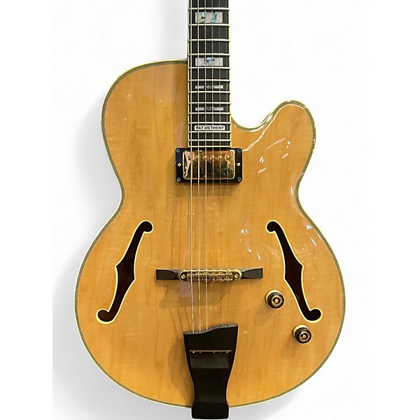 Used Ibanez PM-200 PAT METHENY Natural Hollow Body Electric Guitar