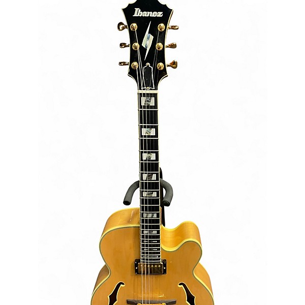 Used Ibanez PM-200 PAT METHENY Natural Hollow Body Electric Guitar