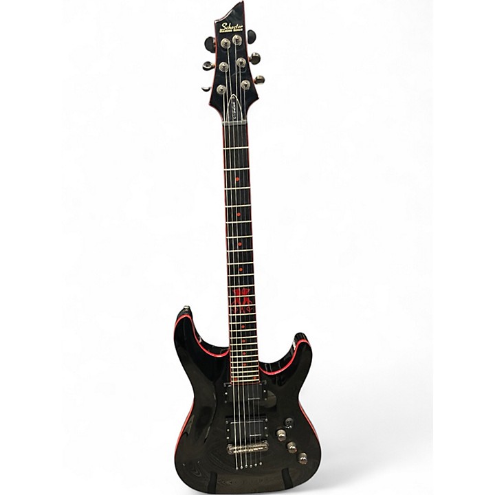 SCHECTER C-1 SHE DEVIL ブラック&レッド Used Schecter Guitar Research C1 She Devil Black Solid Body