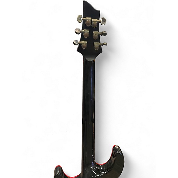 Used Schecter Guitar Research C1 She Devil Black Solid Body Electric Guitar