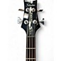 Used Schecter Guitar Research Stiletto Deluxe 4 String Black Electric Bass Guitar