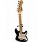 Used Squier Standard Stratocaster Black Solid Body Electric Guitar