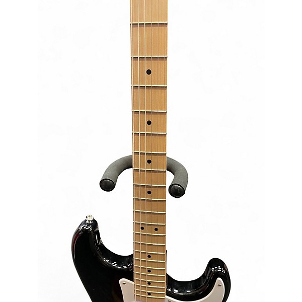 Used Squier Standard Stratocaster Black Solid Body Electric Guitar