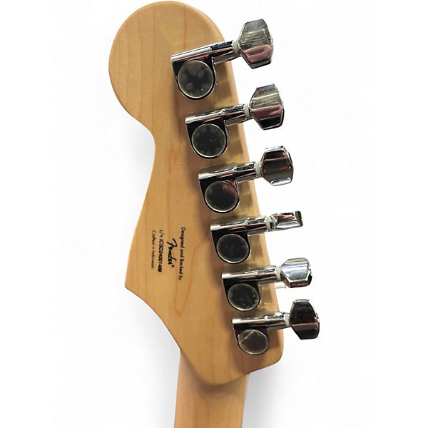 Used Squier Standard Stratocaster Black Solid Body Electric Guitar
