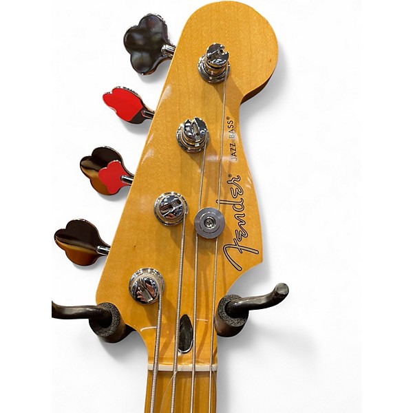 Used Fender Player Jazz Bass Red Electric Bass Guitar