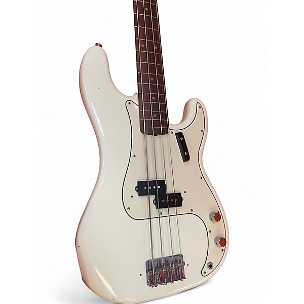 Used Fender American Vintage 1963 Precision Bass Olympic White Electric Bass Guitar