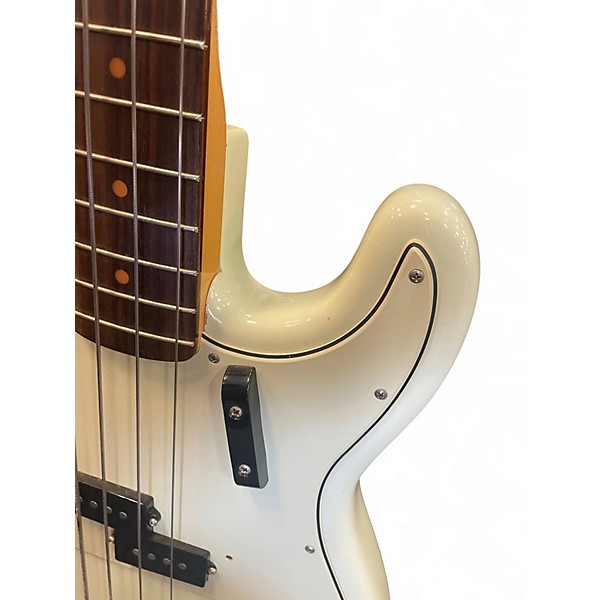 Used Fender American Vintage 1963 Precision Bass Olympic White Electric Bass Guitar