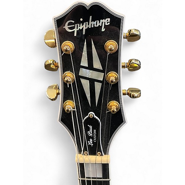 Used Epiphone Les Paul Custom EBONY Solid Body Electric Guitar