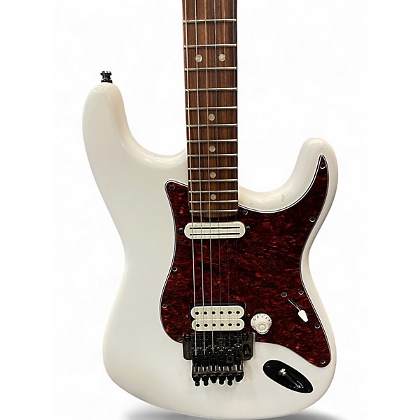 Used Fender Player Plus Stratocaster MODDED WHITE Solid Body Electric Guitar
