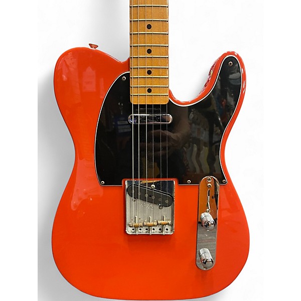Used Fender Vintera 50s Telecaster FIESTA RED Solid Body Electric Guitar