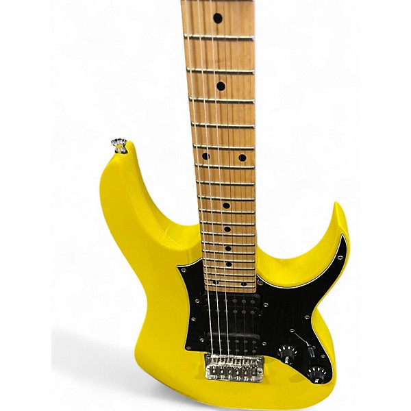 Used Ibanez GDTM21 Mikro Yellow Solid Body Electric Guitar
