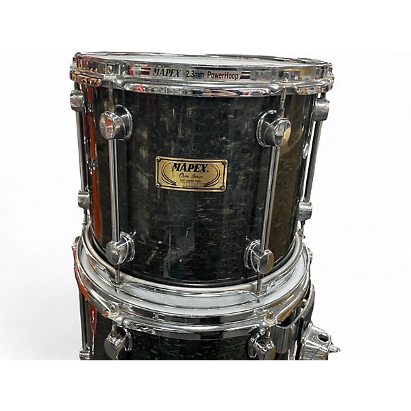Used Mapex 4 Piece Orion Silver Bird's Eye Drum Kit