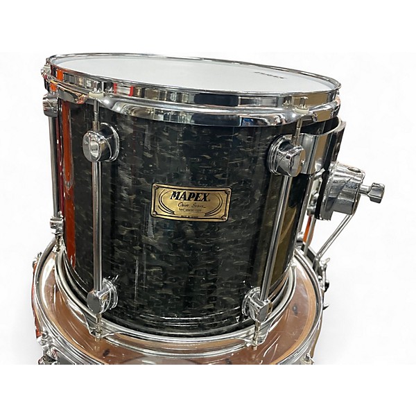 Used Mapex 4 Piece Orion Silver Bird's Eye Drum Kit